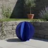 cactus metal boule bleu épineux en exterieur – Normandy Steel
