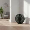 cactus metal boule vert sombre avec trou en interieur