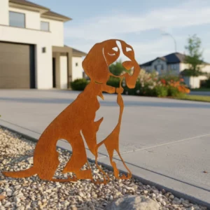 Silhouette en métal - Chien